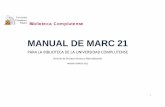 MANUAL DE MARC 21 - Bibliotecas - Filo:UBA