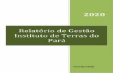 Relatório de Gestão Instituto de Terras do Pará