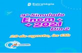 9º Simulado ENEM 2021 2º Dia Estratégia Vestibulares 29/08 ...