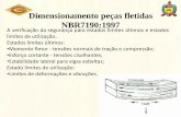 Dimensionamento peças fletidas NBR7190:1997