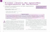 )olln/a/ J. Exame clínico do aparelho respiratório de bezerros