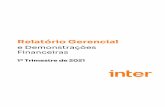 Relatório Gerencial - Banco Inter - Relações com ...