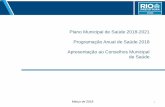 Plano Municipal de Saúde 2018-2021 Programação Anual de ...