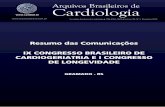 Resumo das Comunicações IX CONGRESSO BRASILEIRO DE ...