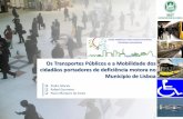 Os Transportes Públicos e a Mobilidade dos cidadãos ...