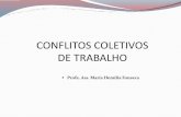 CONFLITOS COLETIVOS DE TRABALHO