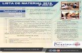 LISTA DE MATERIAL 2019 - Colégio Passionista Santa Maria