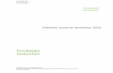 Relatório anual de atividades 2018 - fundacaobutantan.org.br