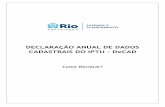 DECLARAÇÃO ANUAL DE DADOS CADASTRAIS DO IPTU - …