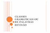 CLASSES GRAMATICAIS OU DE PALAVRAS 7 ano