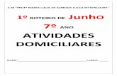 1º ROTEIRO DE Junh 7º ANO ATIVIDADES DOMICILIARES