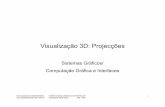Visualização 3D: Projecções