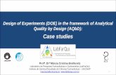Design of Experiments (DOE) in the framework of Analytical ...
