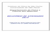REATRI DE ATIVIDADES 2014 - Portal IFSC