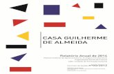 Relatório Anual de Atividades - Casa Guilherme de Almeida