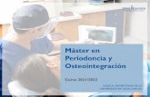 Máster en Periodoncia y Osteointegración 2021-2022