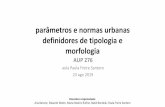 parâmetros e normas urbanas definidores de tipologia e ...