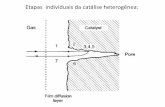 Etapas individuais da catálise heterogênea