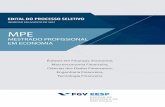 INGRESSO EM AGOSTO DE 2021 - Processos seletivos FGV