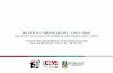 BOLETIM EPIDEMIOLÓGICO COVID-2019