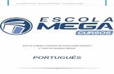 Escola MEGA CURSOS – Apostila de PORTUGUÊS – 1ª Ano do ...