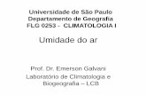 Universidade de São Paulo Departamento de Geografia FLG ...