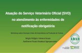 Atuação do Serviço Veterinário Oficial (SVO) no ...