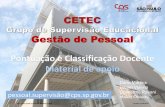 CETEC Gestão de Pessoal - sigurh.cps.sp.gov.br