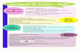 Atividades Extracurriculares Cardápio de Cursos - 2020