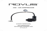 RVS 360 Air Compressor manual A5 - rovus.cz