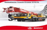 Guindaste Truck Crane STC75 - SANY GROUP