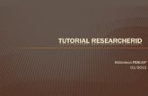 TUTORIAL RESEARCHERID -   - Get a Free Blog Here