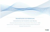 TRANSFUSÃO DE HEMÁCIAS