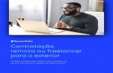 Contratação remota ou freelancer para o exterior