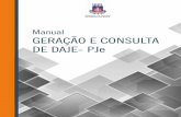 Manual GERAÇÃO E CONSULTA DE DAJE- PJe