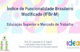 Índice de Funcionalidade Brasileiro Modificado (IFBr-M)