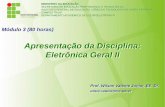 Apresentação da Disciplina: Eletrônica Geral II