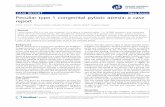 CASE REPORT Open Access Peculiar type 1 congenital pyloric ...