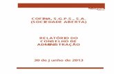 Relatório e Contas 1S 2013 PDF 225KB - Cofina