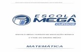 Escola MEGA CURSOS – Apostila de MATEMÁTICA – 1ª Fase do ...