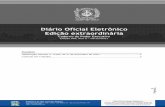 Diário Oficial Eletrônico Edição extraordinária