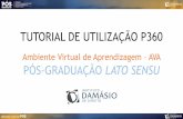 TUTORIAL DE UTILIZAÇÃO P360 - servicos.damasio.com.br