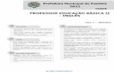 PROFESSOR EDUCAÇÃO BÁSICA II - INGLÊS