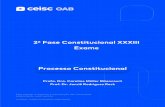 2ª Fase Constitucional XXXIII Exame Processo Constitucional