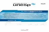 Prova - UNESP 2019 - Curso Objetivo - Curso Pré-Vestibular