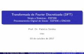 Transformada de Fourier Discretizada (DFT)