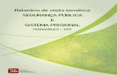 Relatório de visita temática SEGURANÇA PÚBLICA E SISTEMA ...