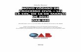 NOVO CÓDIGO DE PROCESSO CIVIL – LEI 13.105, DE 16 DE …