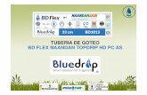 TUBERIA DE GOTEO BD FLEX NAANDAN TOPDRIP HD PC AS