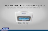 Manual de Operação - kl-quartz.com.br